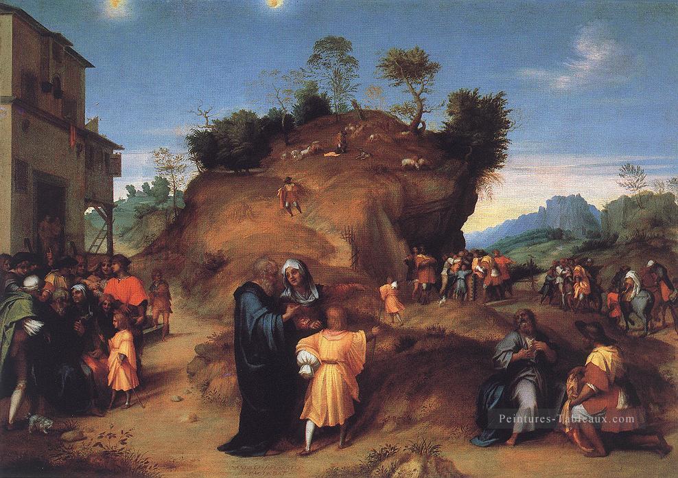 Histoires de Joseph renaissance maniérisme Andrea del Sarto Peintures à l'huile